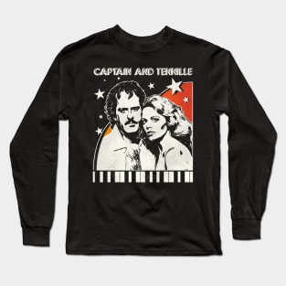 Captain and Tennille 70s Concert Fade Long Sleeve T-Shirt